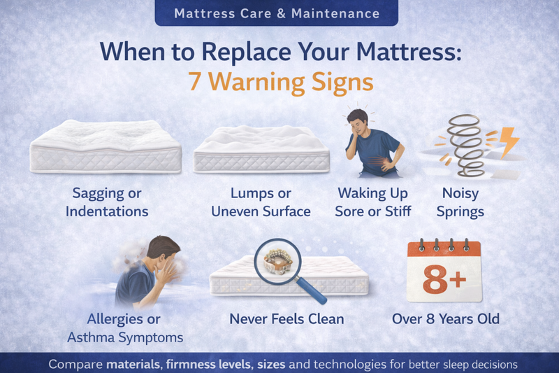 When to Replace Your Mattress: 7 Warning Signs